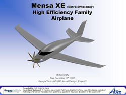 MENSA XE HIGH EFFECIENT AIRCRAFT 1